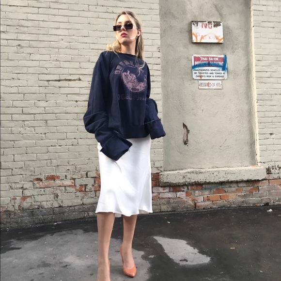 Satin Zara Midi Skirt